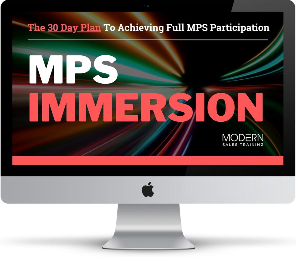 MPS Immersion Modern Sales Training