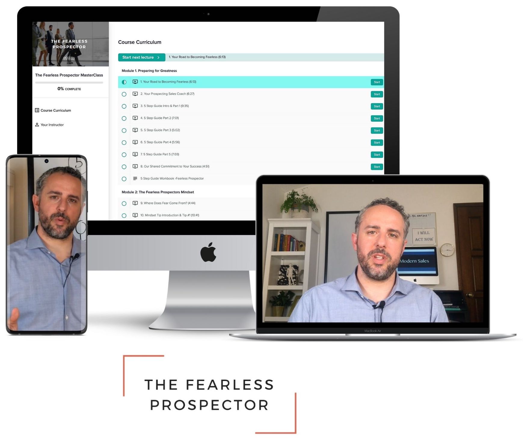 The Fearless Prospector Masterclass Modern Sales Training