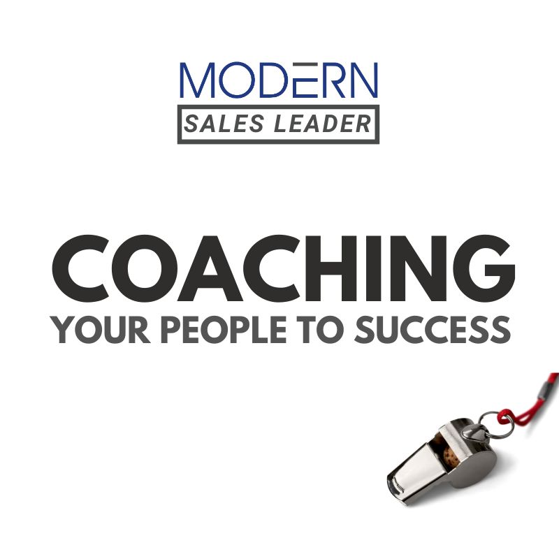 Coaching Your People to Success Modern Sales Training